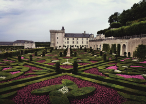 formal gardens with flowers